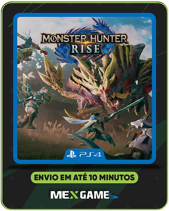 MONSTER HUNTER RISE - PS4 - MIDIA DIGITAL