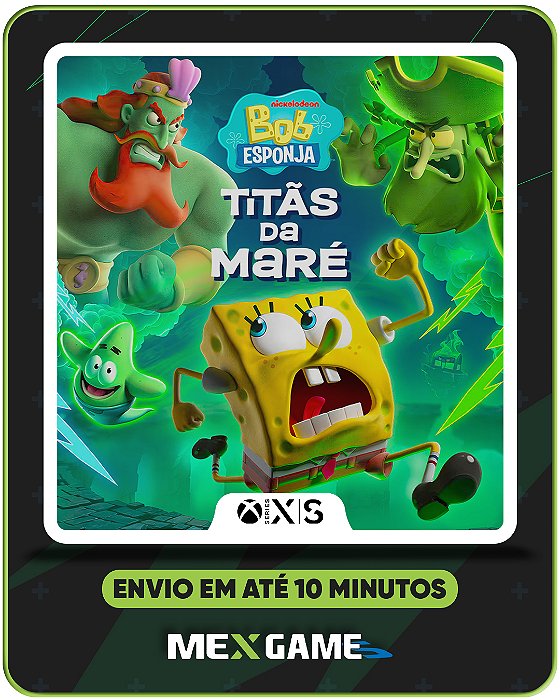 BOB ESPONJA TITÃS DA MARÉ - XBOX SERIES X|S - MÍDIA DIGITAL