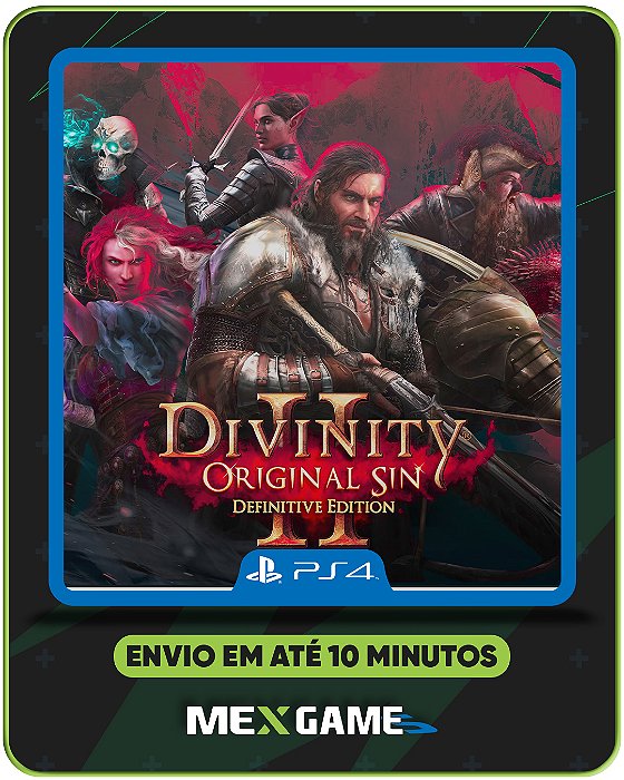 DIVINITY ORIGINAL SIN 2 DEFINITIVE EDITION - PS4 - MÍDIA DIGITAL