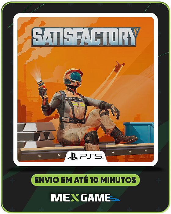 SATISFACTORY - PS5 - MÍDIA DIGITAL