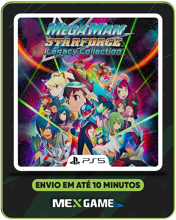 MEGA MAN STAR FORCE LEGACY COLLECTION - PS5 - MIDIA DIGITAL