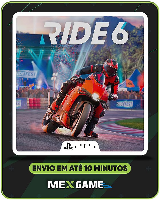 RIDE 6 - PS5 - MIDIA DIGITAL