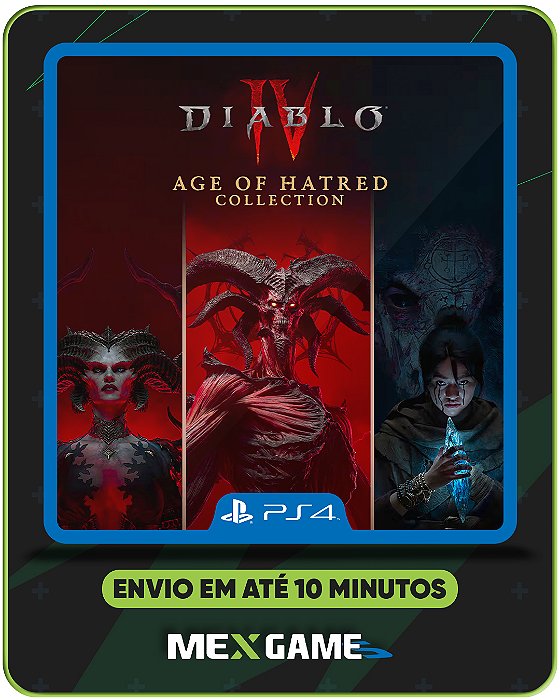 DIABLO IV: AGE OF HATRED COLLECTION - PS4 - MIDIA DIGITAL