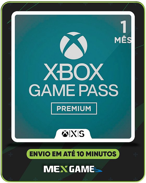 GAME PASS PREMIUM 1 MES - XBOX SERIES X|S - MÍDIA DIGITAL