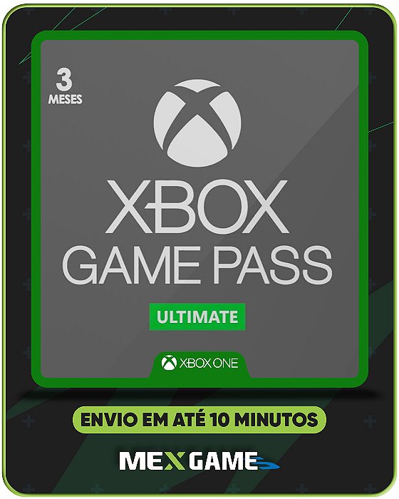 GAME PASS ULTIMATE 3 MESES - XBOX ONE- MÍDIA DIGITAL