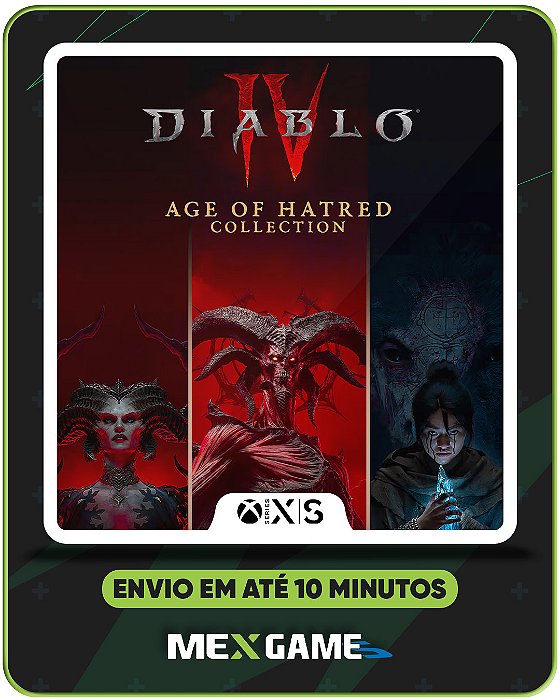 DIABLO IV: AGE OF HATRED COLLECTION - XBOX SERIES X|S - MÍDIA DIGITAL