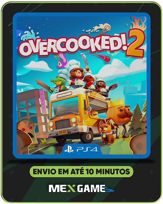 OVERCOOKED 2 - PS4 - MIDIA DIGITAL