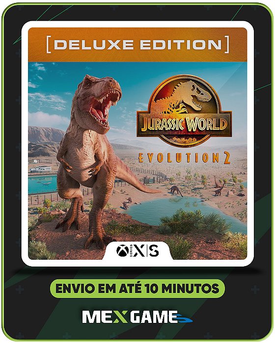 JURASSIC WORLD EVOLUTION 2 DELUXE - XBOX SERIES X|S - MÍDIA DIGITAL