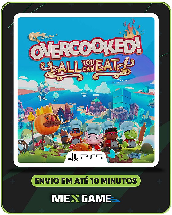 OVERCOOKED! ALL YOU CAN EAT - PS5 - MÍDIA DIGITAL