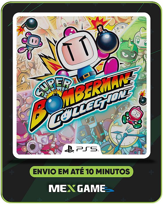 SUPER BOMBERMAN COLLECTION - PS5 - MIDIA DIGITAL