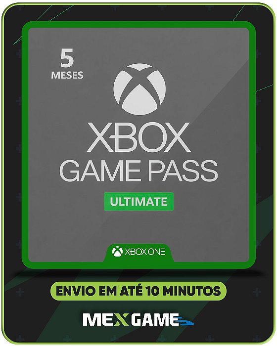 GAME PASS ULTIMATE 5 MESES - XBOX ONE- MÍDIA DIGITAL