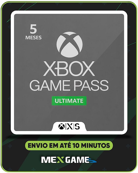 GAME PASS ULTIMATE 5 MESES - XBOX SERIES X|S - MÍDIA DIGITAL