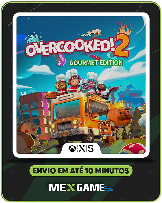 OVERCOOKED! 2 GOURMET EDITION - XBOX SERIES X|S - MÍDIA DIGITAL
