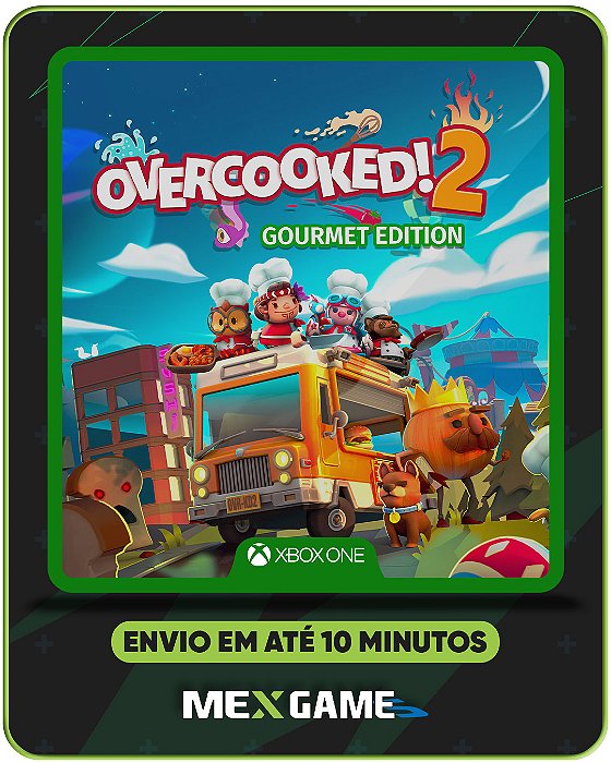 OVERCOOKED! 2 GOURMET EDITION - XBOX ONE - MÍDIA DIGITAL