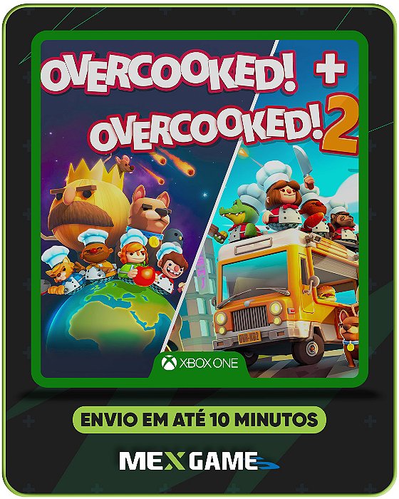 OVERCOOKED + OVERCOOKED! 2 - XBOX ONE - MÍDIA DIGITAL