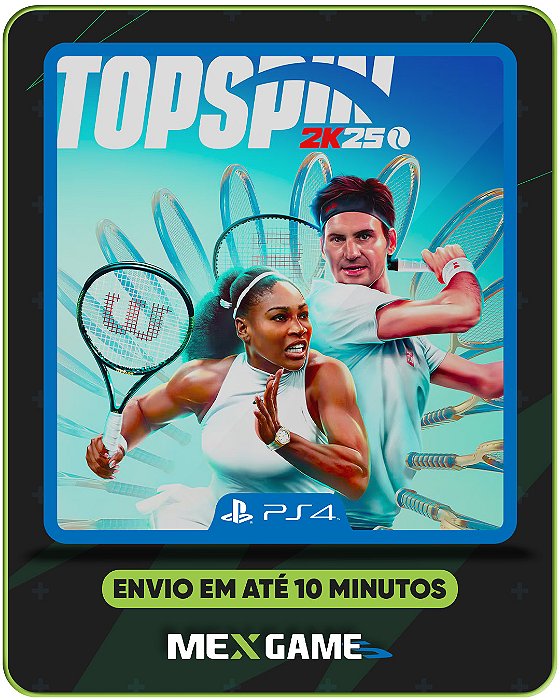 TOPSPIN 2K25 - PS4 - MIDIA DIGITAL