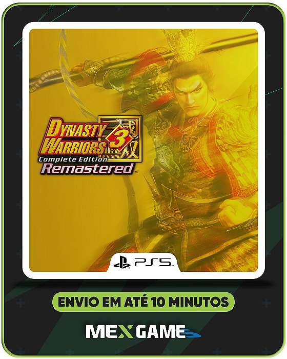 DYNASTY WARRIORS 3: COMPLETE EDITION REMASTERED (PRE-VENDA) - PS5 - MIDIA DIGITAL