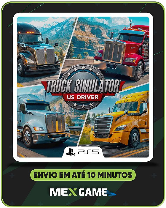 TRUCK SIMULATOR US DRIVER - PS5 - MÍDIA DIGITAL