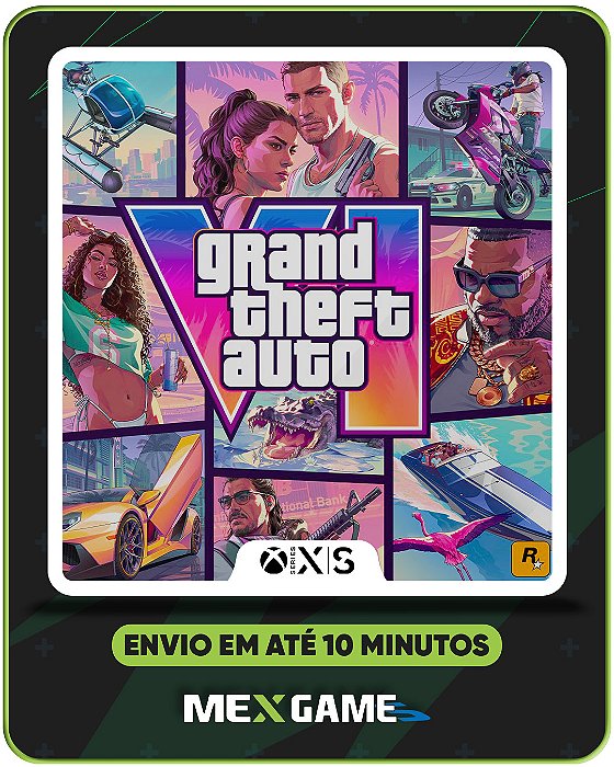 GRAND THEFT AUTO (GTA) VI - (PRÉ-VENDA) - XBOX SERIES X|S - MÍDIA DIGITAL