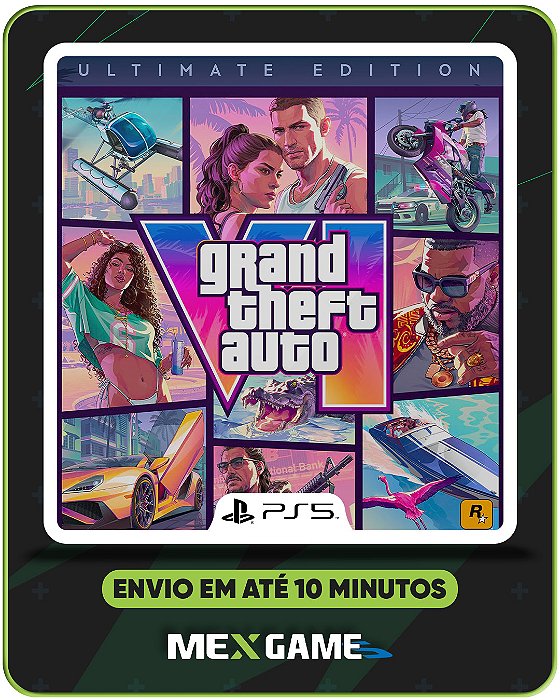 GRAND THEFT AUTO (GTA) VI ULTIMATE EDITION - (PRÉ-VENDA) - PS5 - MIDIA DIGITAL