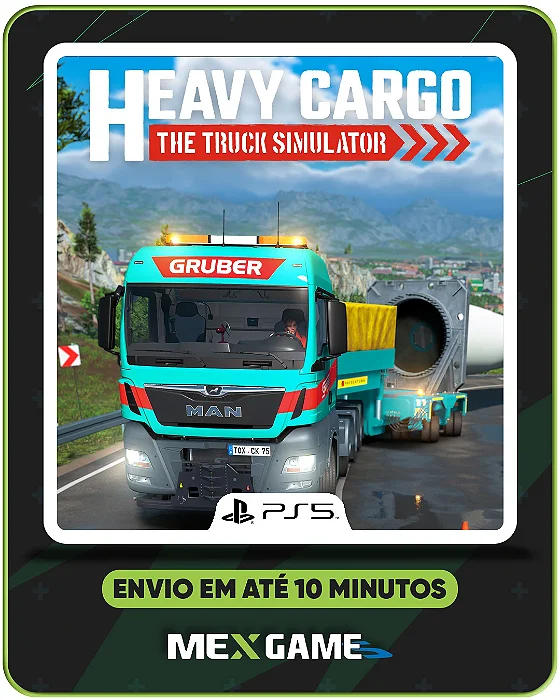 HEAVY CARGO - THE TRUCK SIMULATOR - PS5 - MÍDIA DIGITAL