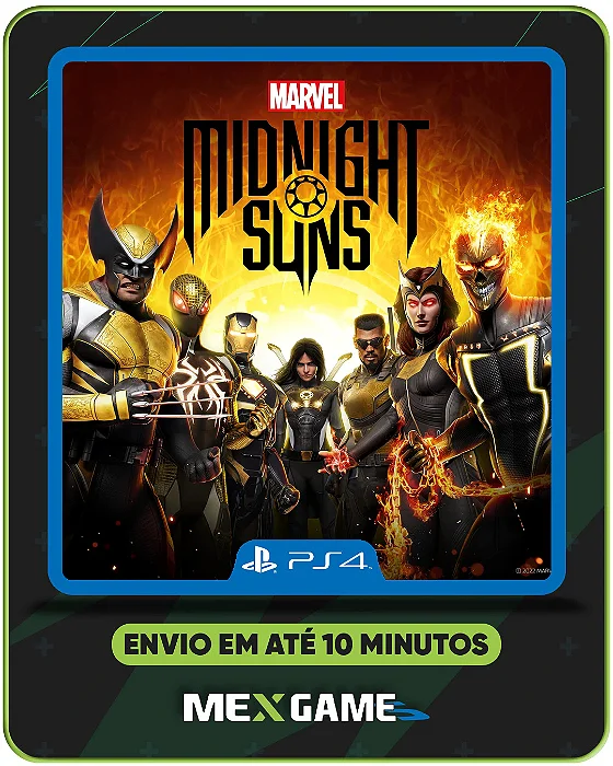 MARVEL'S MIDNIGHT SUNS - PS4 - MÍDIA DIGITAL