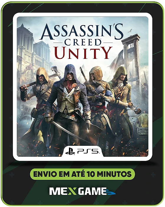 ASSASSIN'S CREED UNITY - PS5 - MÍDIA DIGITAL