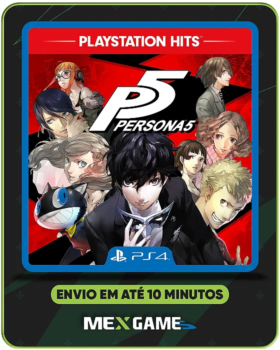 PERSONA 5- PS4 - MÍDIA DIGITAL