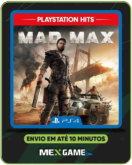 MAD MAX - PS4 - MÍDIA DIGITAL