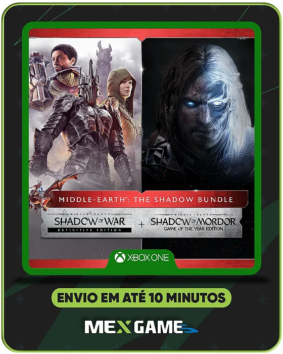 TERRA-MÉDIA: CONJUNTO DAS SOMBRAS - XBOX ONE - MÍDIA DIGITAL