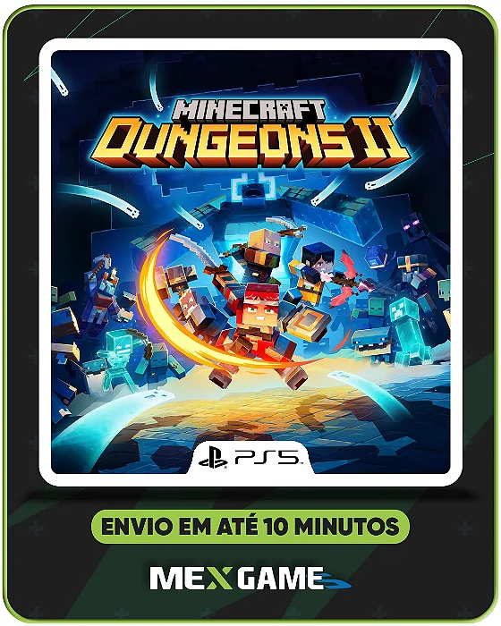 MINECRAFT DUNGEONS II - PS5 - MÍDIA DIGITAL