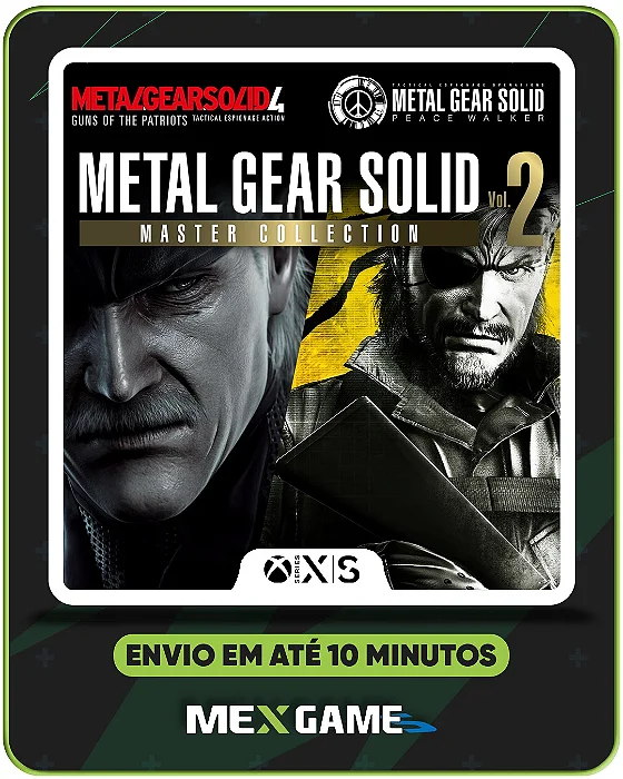 METAL GEAR SOLID: MASTER COLLECTION VOL.2 - XBOX SERIES X|S - MÍDIA DIGITAL
