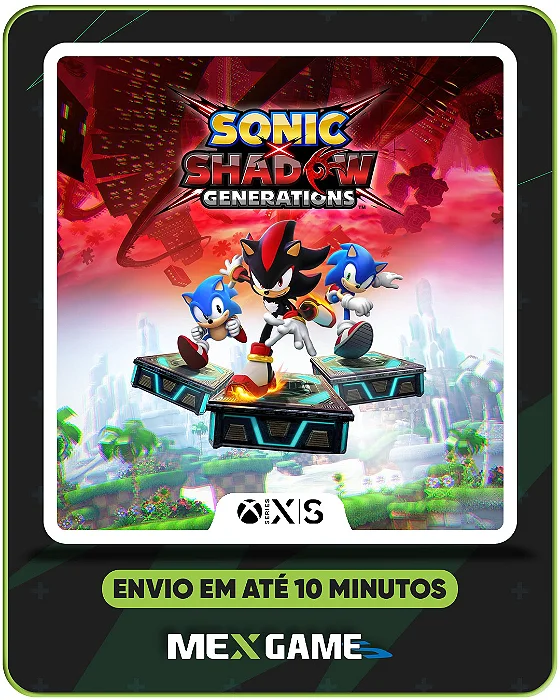 SONIC X SHADOW GENERATIONS - XBOX SERIES X|S - MÍDIA DIGITAL