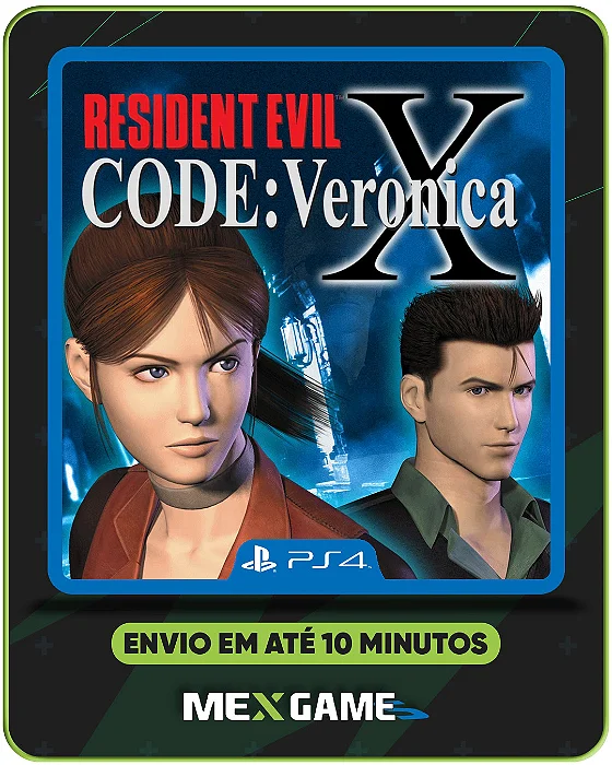 RESIDENT EVIL CODE VERONICA X - PS4 - MÍDIA DIGITAL