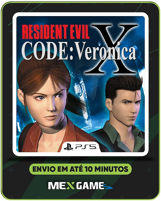 RESIDENT EVIL CODE VERONICA X - PS5 - MÍDIA DIGITAL