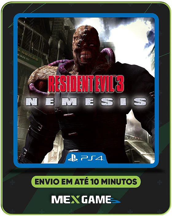 RESIDENT EVIL 3 NEMESIS - PS4 - MÍDIA DIGITAL