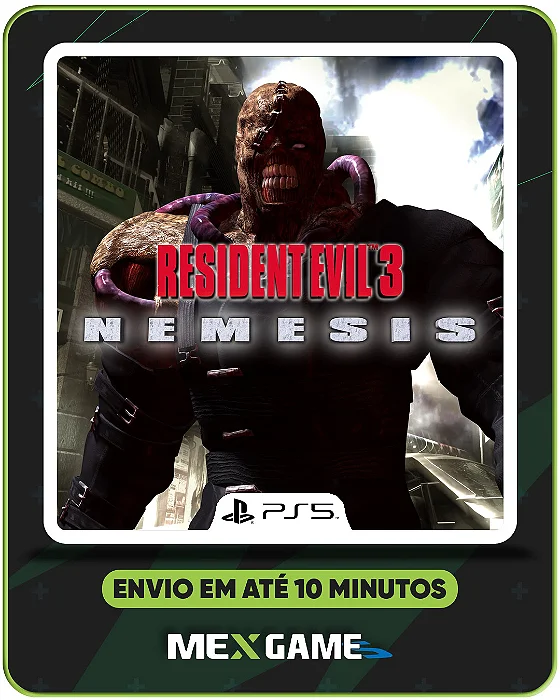 RESIDENT EVIL 3 NEMESIS - PS5 - MÍDIA DIGITAL