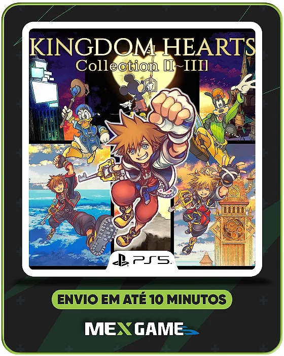 KINGDOM HEARTS COLLECTION [I～III] - PS5 - MÍDIA DIGITAL