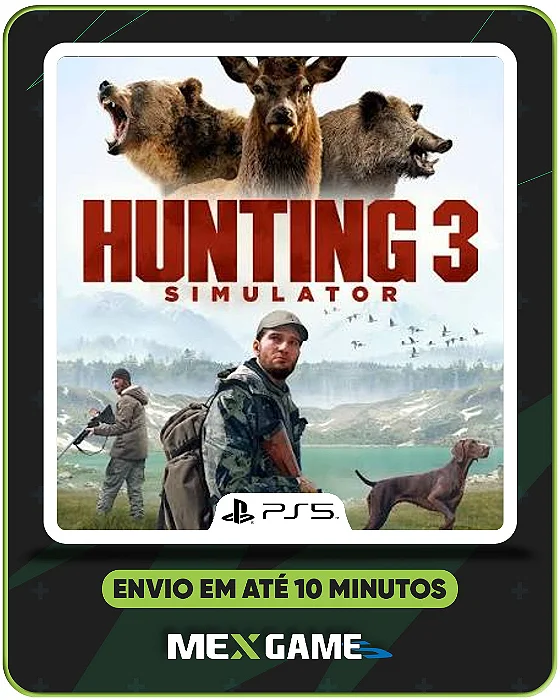 HUNTING SIMULATOR 3 - PS5 - MÍDIA DIGITAL