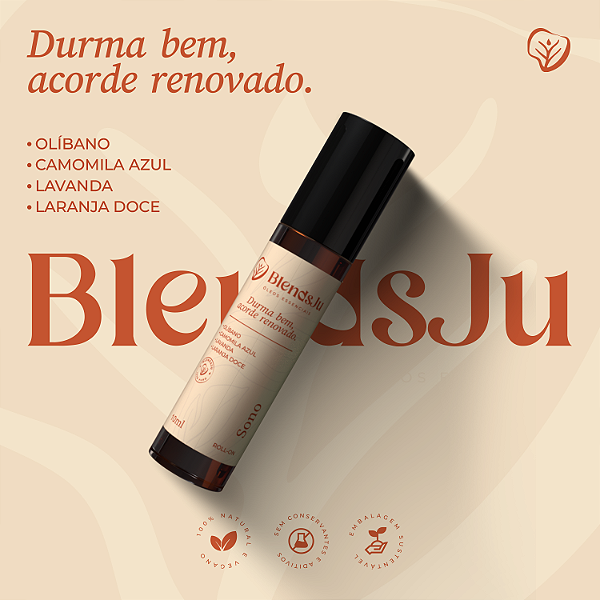 Blend De Óleos Essenciais Terapêutico - Sono