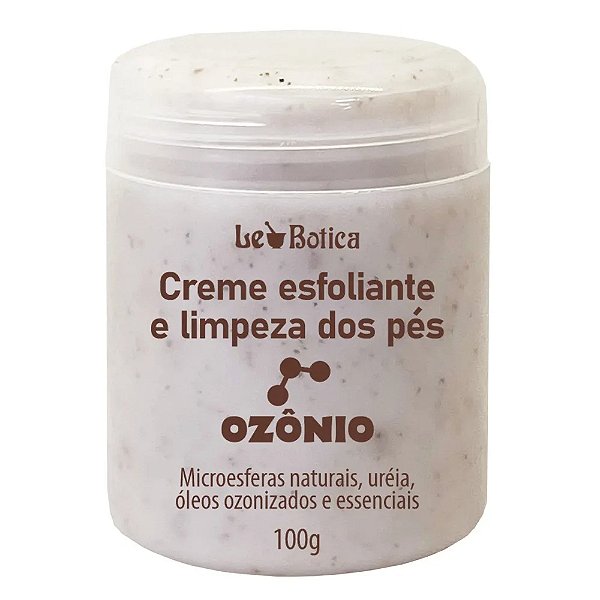 Creme Esfoliante e Limpeza dos Pés Ozônio - Previne Ressecamento nos Pés e Calcanhares - 100g