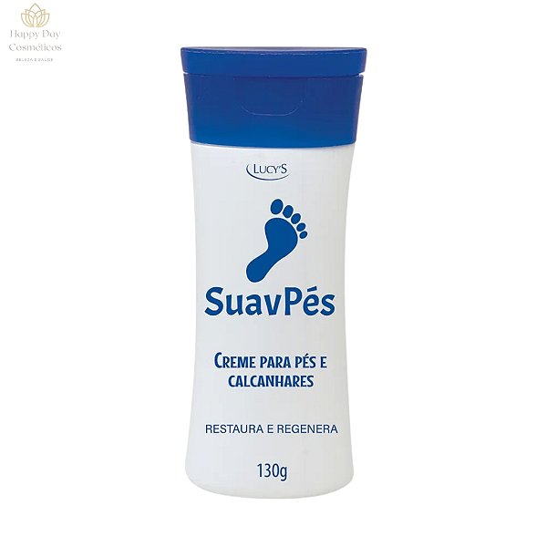 Creme Para Pés e Calcanhares SuavPés Restaura e Regenera - Para Calos e Rachaduras - 130g Lucy's