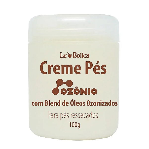 Creme Pés Ozõnio Com Blend de Óleos Ozonizados(Óleo de Rosa Mosqueta e Calêndula) Para Pés e Calcanhares Ressecados - 10