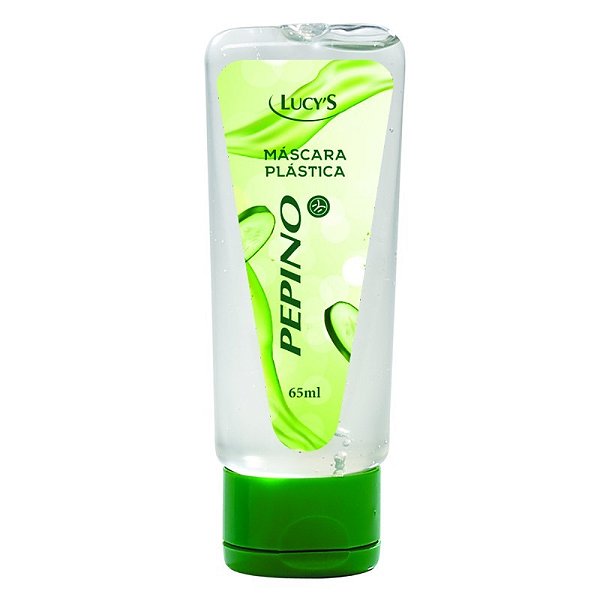 Máscara Plástica Pepino Facial - Para Limpeza Profunda Da Pele e Controla a Oleosidade Lucy's 65ml.