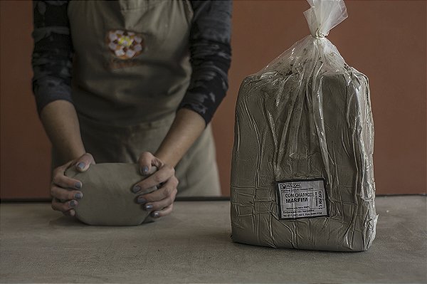 ARGILA MARFIM COM CHAMOTE - 10KG