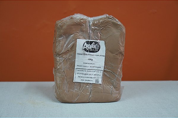 ARGILA GRÊS ESCURA COM PINTINHAS - 10KG