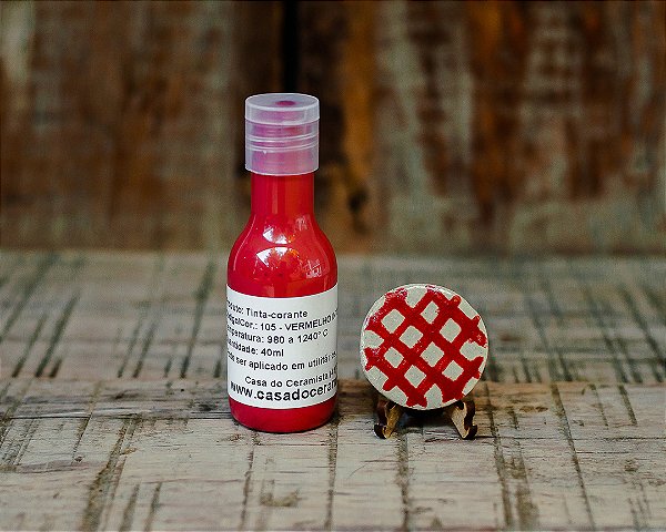 TINTA CORANTE - VERMELHO INTENSO 105