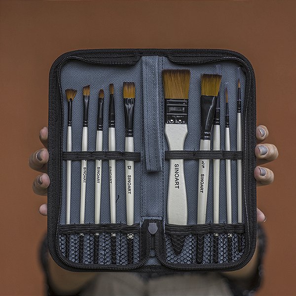 KIT PINCEL C/ 10 - ESTOJO