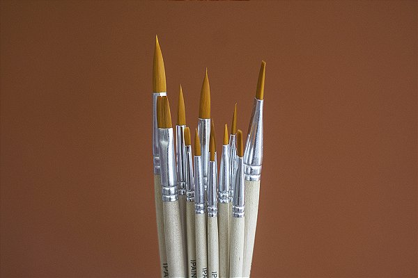 KIT PINCEL C/ 12 - PORTA PINCEL