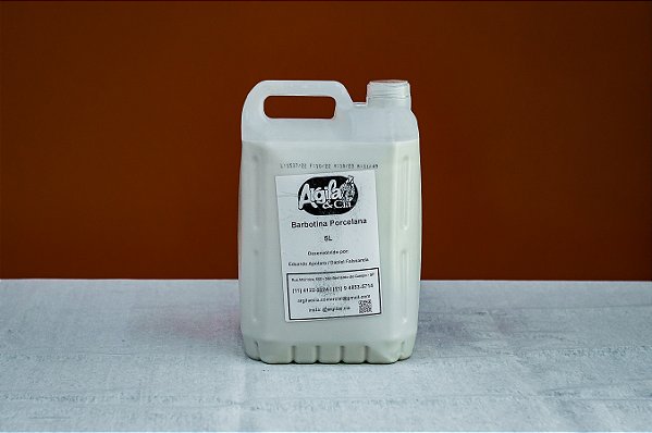 BARBOTINA PORCELANA - ARGILA E CIA